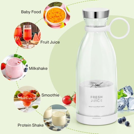 Mini portable juice blender